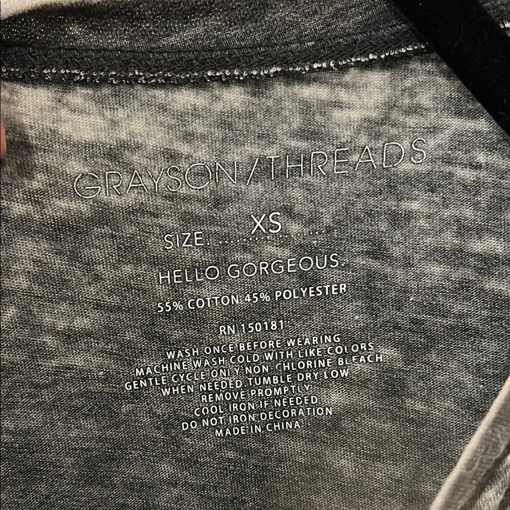 Gray Short Sleeve Tee “My dog is my copilot” - Picture 3 of 3